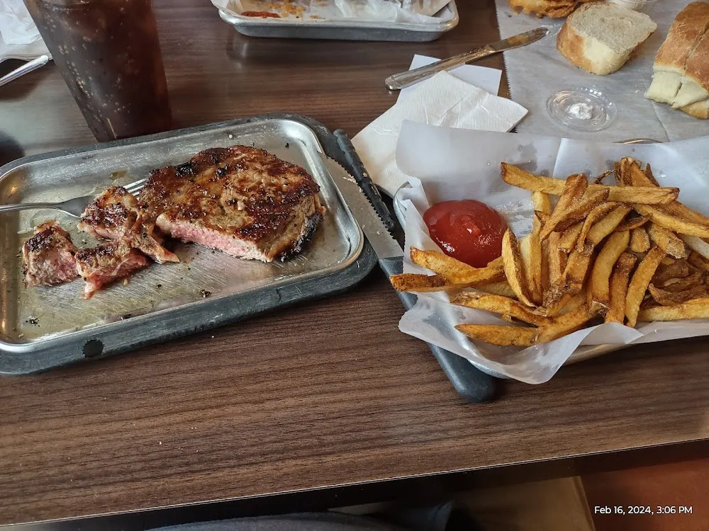 Ribeye Steak and Fries